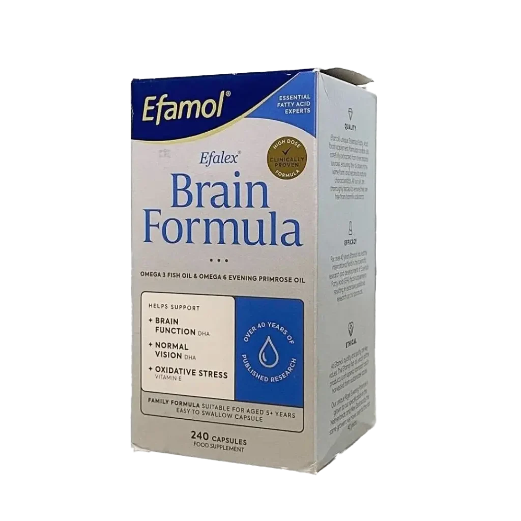 Efalex Brain Formula (240 caps) High in Omega 3 Fish Oil