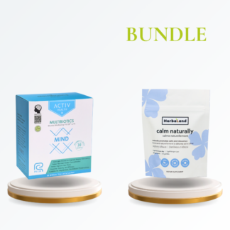 Multibiotics Mind PS128 & Herbaland Calm Naturally Gummies (Bundle)