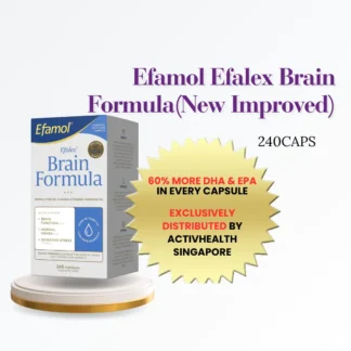 Efamol Efalex Brain Formula 240 caps - High in Omega 3 & 6 (Improved Formula)