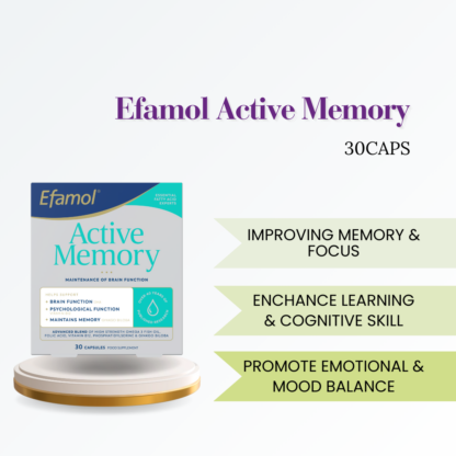 Efamol Efalex Active Memory 30 Capsules - Healthy Brain