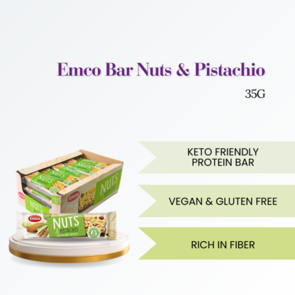 Emco Nuts Bar & Pistachio 35g Halal