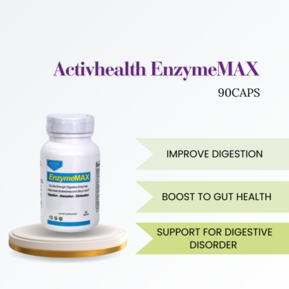 ActivHealth EnzymeMAX 90 Capsules - WellbeingSG