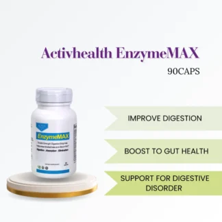 ActivHealth EnzymeMAX 90 Capsules - WellbeingSG