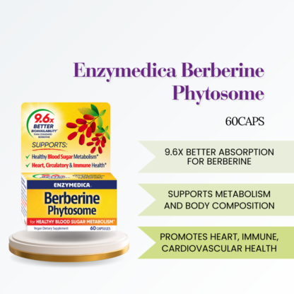 Enzymedica Berberine Phytosome 60 Caps