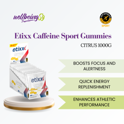 Etixx Caffeine Sport Gummies Citrus 12*30g