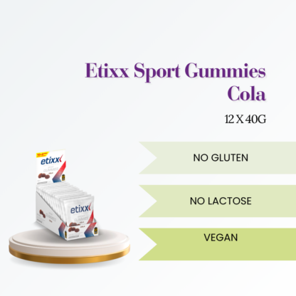 Etixx Sport Gummies Cola 12X40G