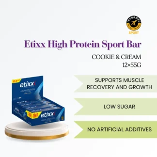 Etixx High Protein Sports Bar - Cookies & Cream 12 x 55g