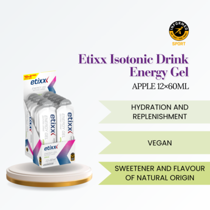 Etixx Isotonic Drink Energy Gel Apple and Orange 12*60ml
