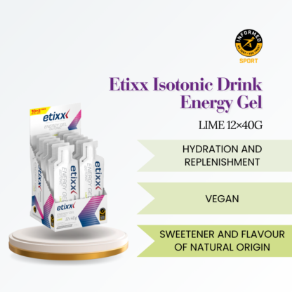 Etixx Isotonic Energy Gel Lime 12 x 40g