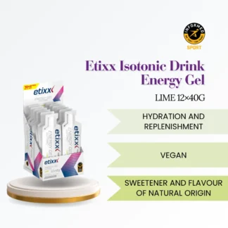 Etixx Isotonic Energy Gel Lime 12 x 40g