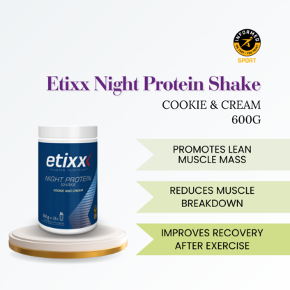 Etixx Night Protein Shake Cookie & Cream 600g