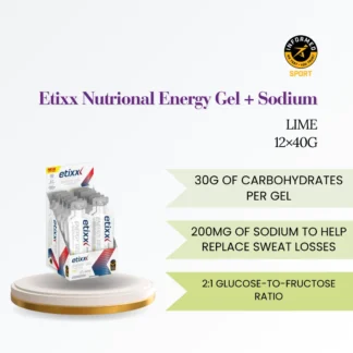 Etixx Energy Gel + Sodium - Lime (12x40ml)
