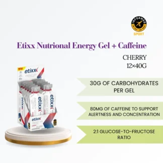 Etixx Energy Gel + Caffeine - Cherry ( 12x 40ml)