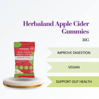 Herbaland Apple Cider Vinegar Gummies 30g (Halal)