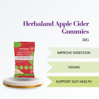 Herbaland Apple Cider Vinegar Gummies 30g (Halal)