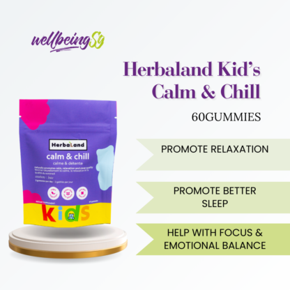 Herbaland Kids Clam and Chill  Gummies - WellbeingSG