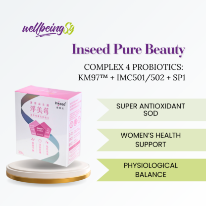 InSeed - Pure Beauty KM97 Probiotics - WellbeingSG