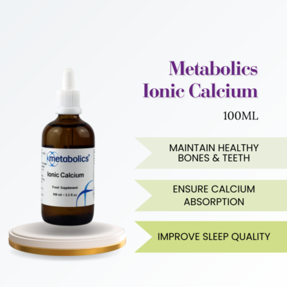 Metabolics Ionic Calcium 100ml - Healthy Bones & Teeth