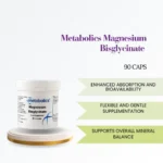Metabolics Magnesium Bisglycinate 90 capsules — high-absorption chelated magnesium supplement for sleep, muscle function and stress relief