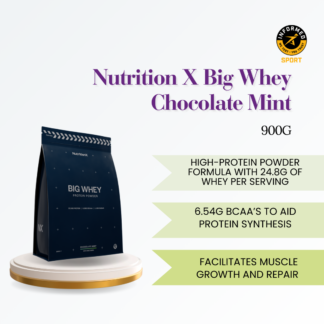 Nutrition X Big Whey Protein Powder Chocolate Mint 900g