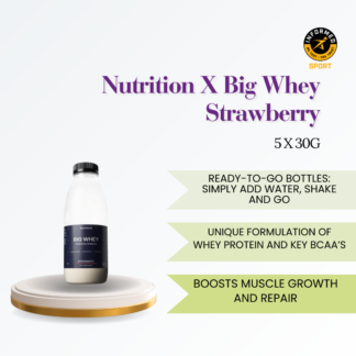 Nutrition X Big Whey Strawberry in Bottle 5x30g