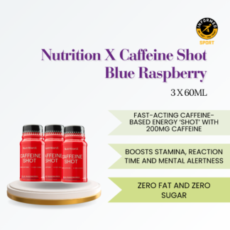Nutrition X Caffeine Shot Blue Raspberry 3x60ml
