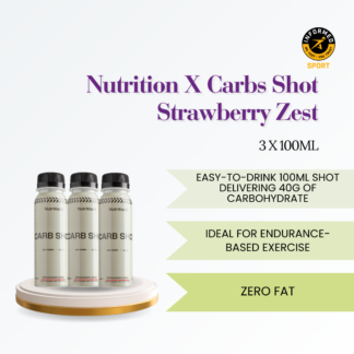 Nutrition X Carb Shot Strawberry  Zest 3x100ml