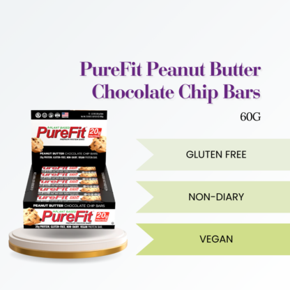 PureFit Peanut Butter Chocolate Chip Protein Bar 60g