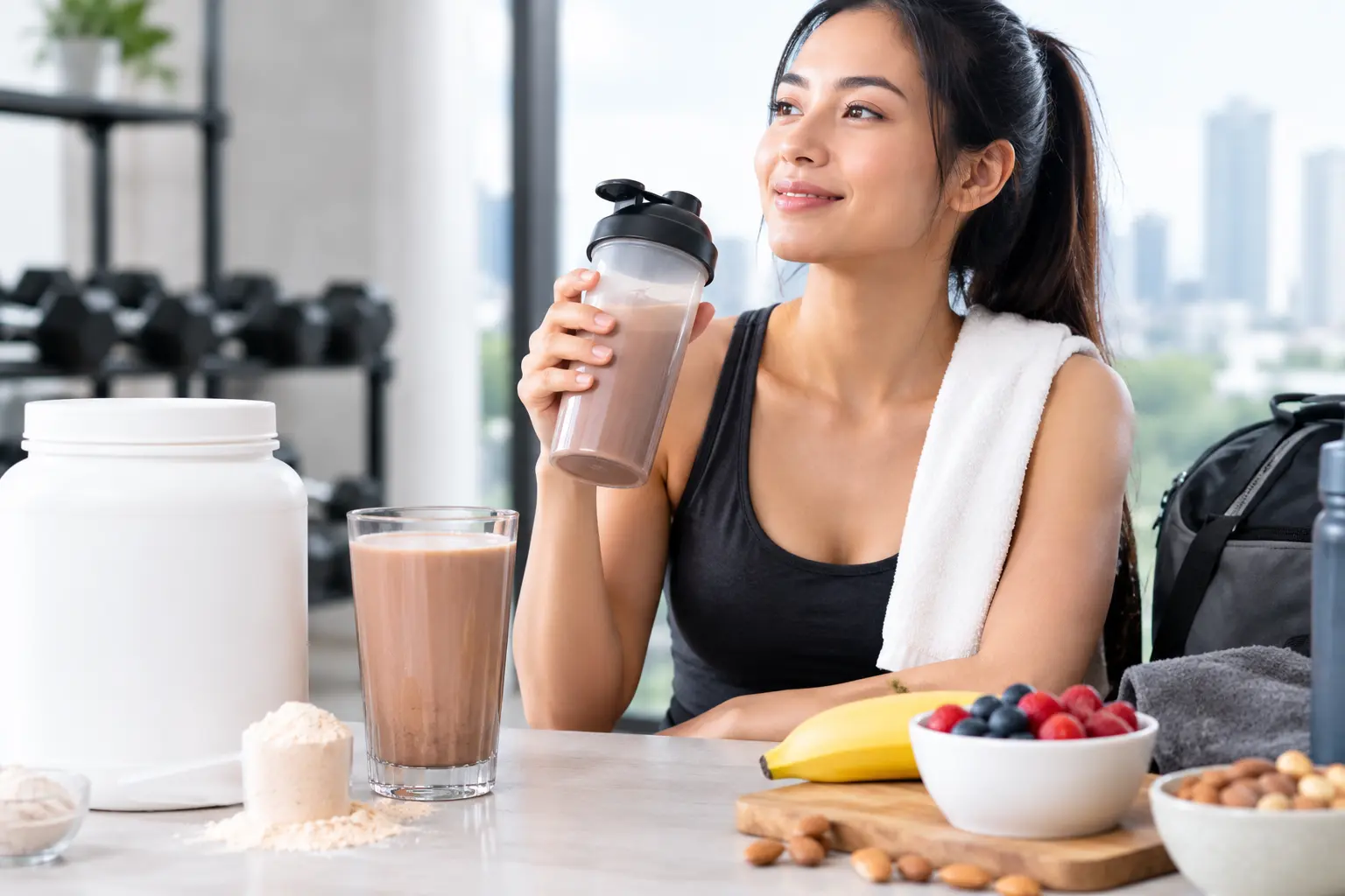 Recovery and Protein Shake for Athletes